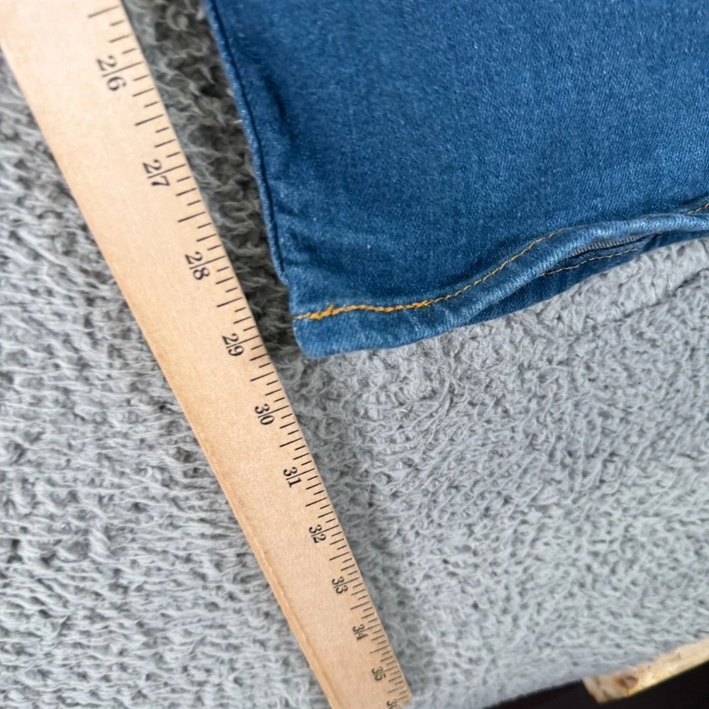 Levi's 511 Jeans Mens 38x30 Blue Cotton Denim Straight Faded Workwear Stretch